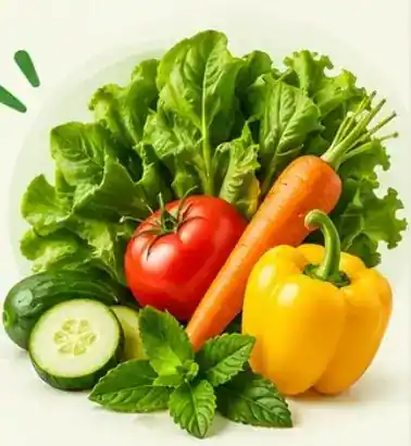 Fresh vegetarian vegetables