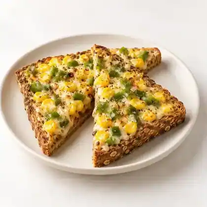Corn Capsicum Toast
