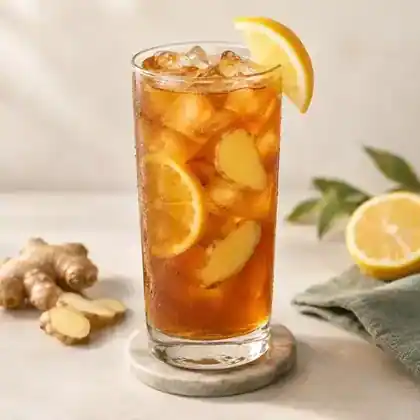 Ginger Lemon Iced Tea